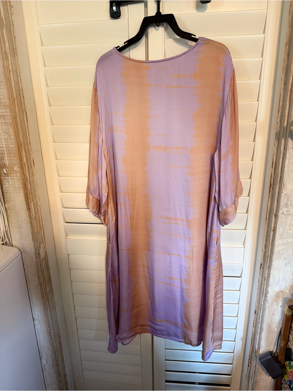 Anthropologie Norblack Norwhite Sonne Tie Dye Tunic Dress Xs Pockets — image 4 of 4